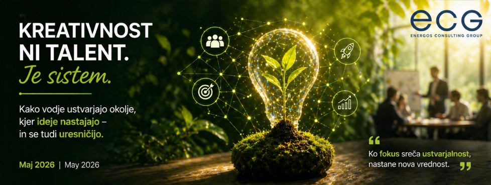 KREATIVNOST NI TALENT. JE SISTEM.