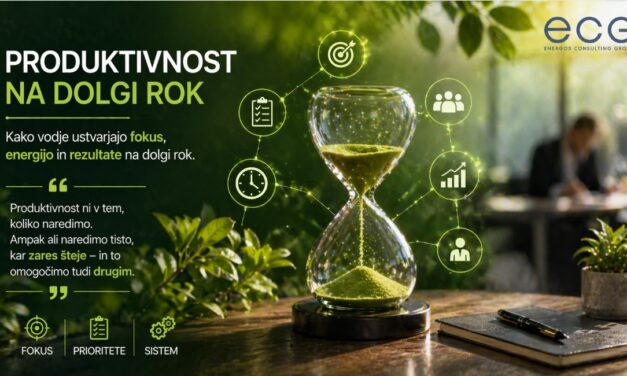 KAKO DO DOLGOROČNE PRODUKTIVNOSTI?